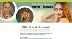 Desktop Screenshot of frisoer-tanyia.dk